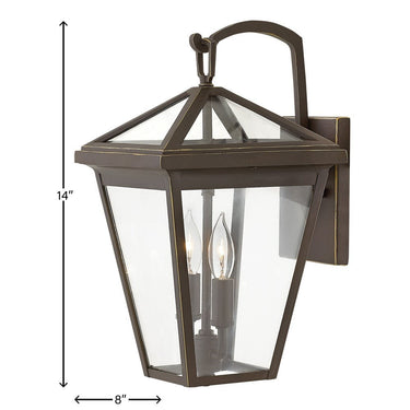 Hinkley Alford Place LED Outdoor Medium Wall Mount Lantern - Alternative Image 2560OZ-LL Alternative Image 3