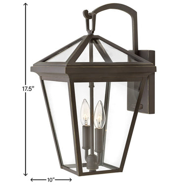 Hinkley Alford Place LED Outdoor Medium Wall Mount Lantern - Alternative Image 2564OZ-LL Alternative Image 1