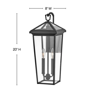 Hinkley Alford Place Outdoor Medium Tall Wall Mount Lantern Alternative Image 1