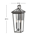 Hinkley Alford Place Outdoor Medium Tall Wall Mount Lantern Alternative Image 6