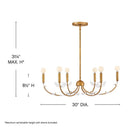 Hinkley Aliso Medium Chandelier Alternative Image 1
