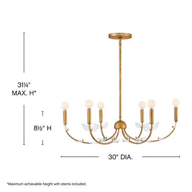 Hinkley Aliso Medium Chandelier Alternative Image 1