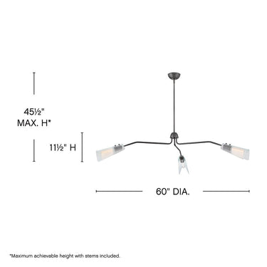Hinkley Altman Extra Large Low Profile Chandelier - HL48303 Alternative Image 1