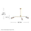Hinkley Altman Extra Large Low Profile Chandelier - HL48303 Alternative Image 8
