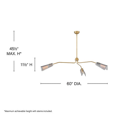 Hinkley Altman Extra Large Low Profile Chandelier - HL48303 Alternative Image 8