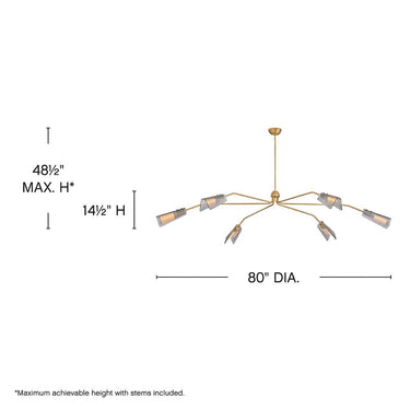 Hinkley Altman Extra Large Low Profile Chandelier - HL48306 Alternative Image 7