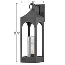 Hinkley Amina Outdoor Large Wall Mount Lantern - Alternative Image 18084DSZ Alternative Image 1