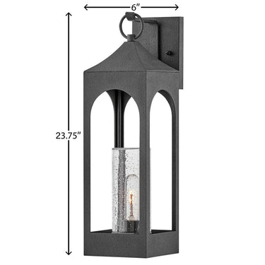 Hinkley Amina Outdoor Large Wall Mount Lantern - Alternative Image 18084DSZ Alternative Image 1