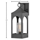 Hinkley Amina Outdoor Medium Wall Mount Lantern Alternative Image 1