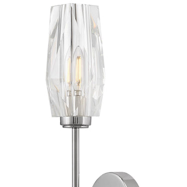 Hinkley Ana Large Single Light Sconce in Polished Nickel Finish Alternative Image 2
