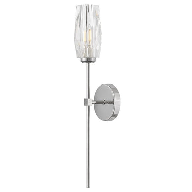 Hinkley Ana Large Single Light Sconce in Polished Nickel Finish 
