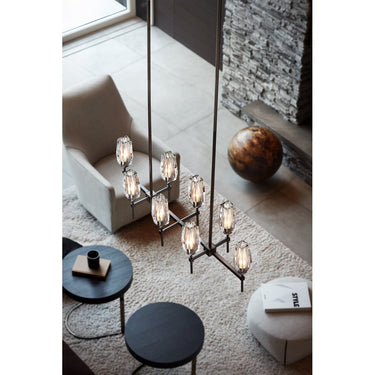 Hinkley Ana Medium Eight Light Linear Pendant Alternative Image 3