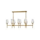 Hinkley Ana Medium Eight Light Linear Pendant Alternative Image 2