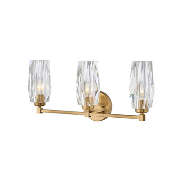 Hinkley Ana Medium Three Light Vanity Wall Sconce in Heritage Brass Finish Alternative Image 1