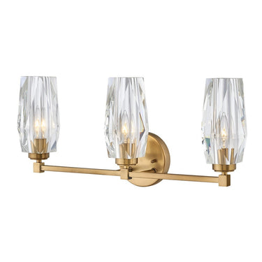 Hinkley Ana Medium Three Light Vanity Wall Sconce in Heritage Brass Finish Alternative Image 3