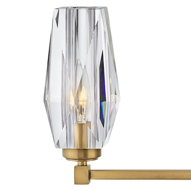 Hinkley Ana Medium Three Light Vanity Wall Sconce in Heritage Brass Finish Alternative Image 5