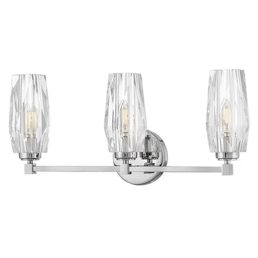 Hinkley Ana Medium Three Light Vanity Wall Sconce in Polished Nickel Finish Alternative Image 5