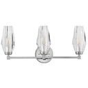 Hinkley Ana Medium Three Light Vanity Wall Sconce in Polished Nickel Finish Alternative Image 6