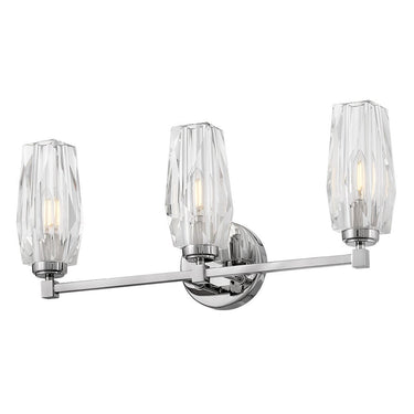 Hinkley Ana Medium Three Light Vanity Wall Sconce in Polished Nickel Finish Alternative Image 7