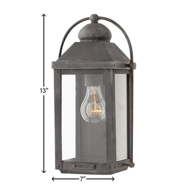 Hinkley Anchorage LED Outdoor Small Wall Mount Lantern Alternative Image 2
