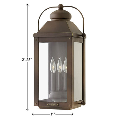 Hinkley Anchorage Outdoor Large Wall Mount Lantern - HL1855 Alternative Image 12
