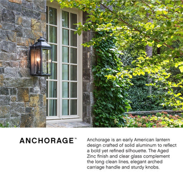 Hinkley Anchorage Outdoor Medium Wall Mount Lantern Alternative Image 6