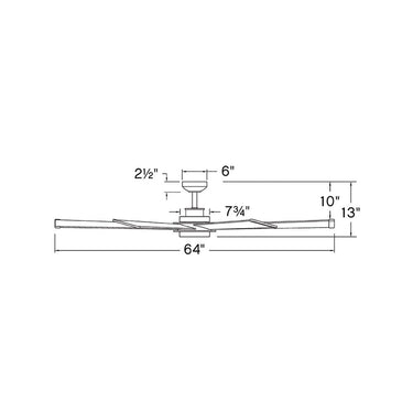 Hinkley Andros 64" LED Smart Fan Alternate Image-20