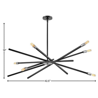 Hinkley Archer Large Adjustable Single Tier Chandelier Alternative Image 8