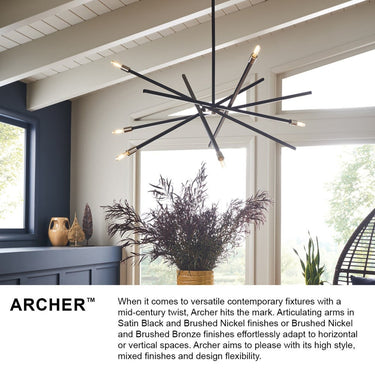 Hinkley Archer Large Adjustable Single Tier Chandelier Alternative Image 13