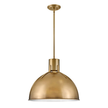 Hinkley Argo Large Pendant in Heritage Brass Finish 