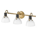 Hinkley Argo Medium Three Light Vanity Wall Sconce Alternative Image 4