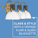 Hinkley Argo Medium Three Light Vanity Wall Sconce Alternative Image 6