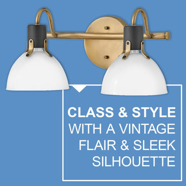 Hinkley Argo Small Two Light Vanity Wall Sconce Alternative Image 5