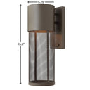 Hinkley Aria Outdoor Medium Wall Mount Lantern - HL2300 Alternative Image 4