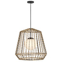 Hinkley Arlen 12V LED Outdoor Large Hanging Pendant - 10394BK-LV 