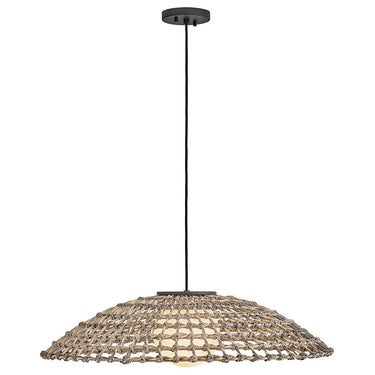 Hinkley Arlen 12V LED Outdoor Large Hanging Pendant - 10395BK-LV 