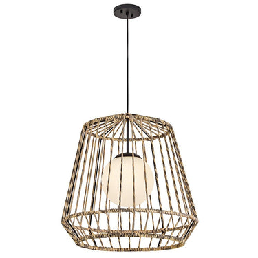 Hinkley Arlen Outdoor Large Hanging Pendant - Alternative Image 10394BK Alternative Image 5