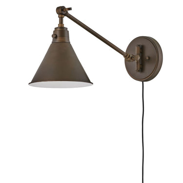 Hinkley Arti Medium Alternative Image 7.75" Swing Arm Single Light Sconce Alternative Image 7