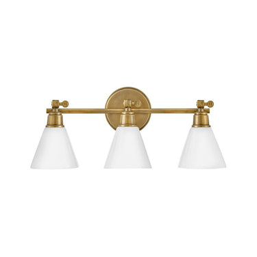 Hinkley Arti Medium Adjustable Three Light Vanity Wall Sconce Alternative Image 6