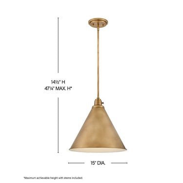 Hinkley Arti Medium Pendant - Alternative Image 3694HB Alternative Image 1