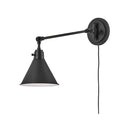 Hinkley Arti Medium Swing Arm Single Light Sconce - Alternative Image 3690BK Alternative Image 2