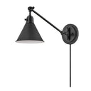 Hinkley Arti Medium Swing Arm Single Light Sconce - Alternative Image 3690BK Alternative Image 3