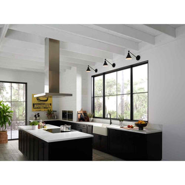 Hinkley Arti Medium Swing Arm Single Light Sconce - Alternative Image 3690BK Alternative Image 8