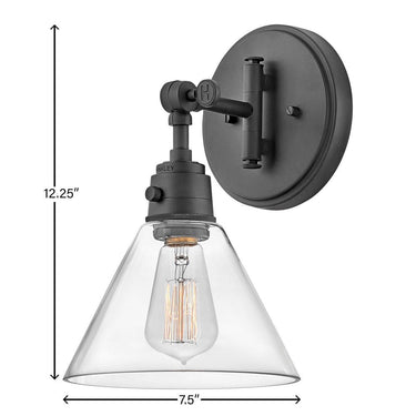 Hinkley Arti Medium Swing Arm Single Light Sconce - HL3691 Alternative Image 1