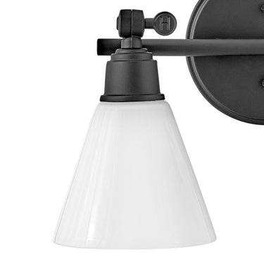 Hinkley Arti Small Adjustable Two Light Vanity Wall Sconce Alternative Image 3