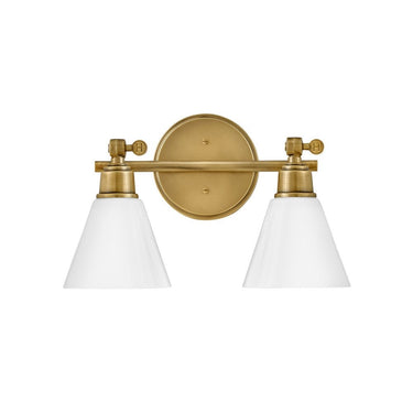 Hinkley Arti Small Adjustable Two Light Vanity Wall Sconce Alternative Image 7