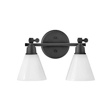 Hinkley Arti Small Adjustable Two Light Vanity Wall Sconce 