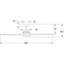 Hinkley Artiste 60" LED Smart Fan Alternate Image-19