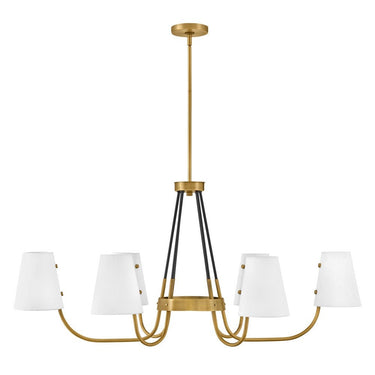 Hinkley Aston Medium Six Light Linear Chandelier Alternative Image 5