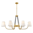 Hinkley Aston Medium Six Light Linear Chandelier Alternative Image 6